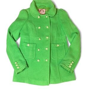 Juicy Couture Green y2K Peacoat Women's Size medium